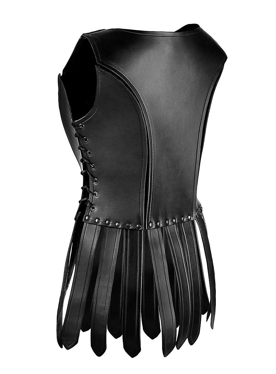 New Europe and America Retro Middle Ages Renaissance COSPLAY Leather Armor Dress