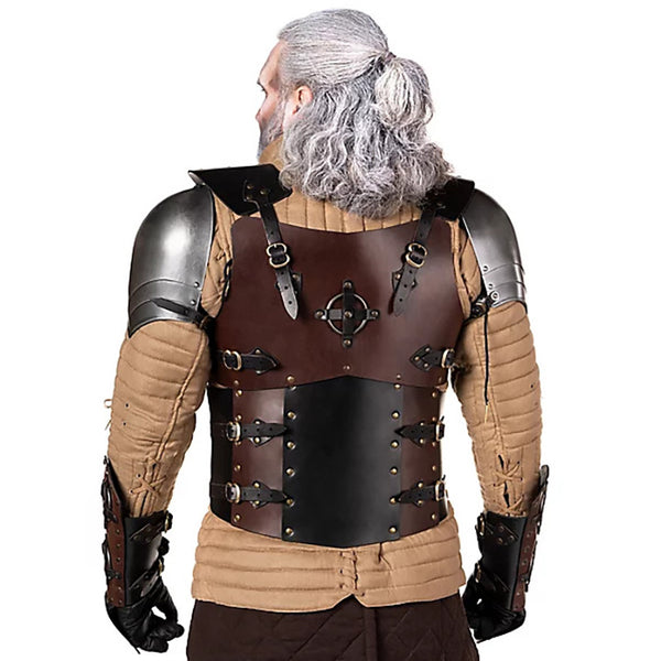 Nordic Viking Vintage Wizardry Leather Armor medieval Renaissance COSPLAY