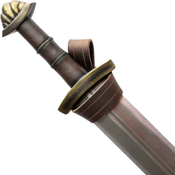New European and American Vintage Viking medieval Renaissance leather dagger holder