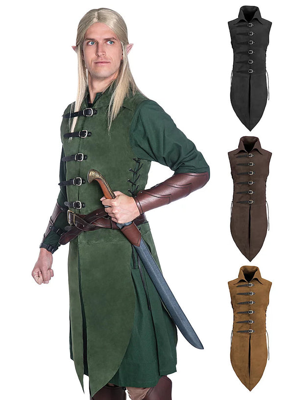 New European and American retro Amazon medieval Renaissance COSPLAY deerskin velvet