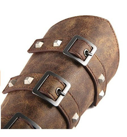 New Medieval Armor European and American Handmade Wrist Guards Nordic Buckle Lace Arm Guards Rivets