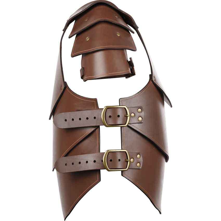 New European and American Vintage Armor Middle Ages Renaissance COSPLAY Leather Armor Shoulder Armor