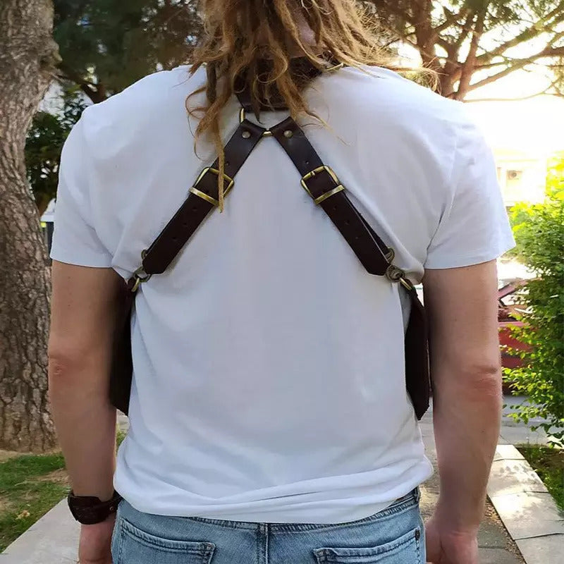 New shoulder strap underarm shoulder bag for men's outdoor mobile phone bag with adjustable zipper pocket wallet