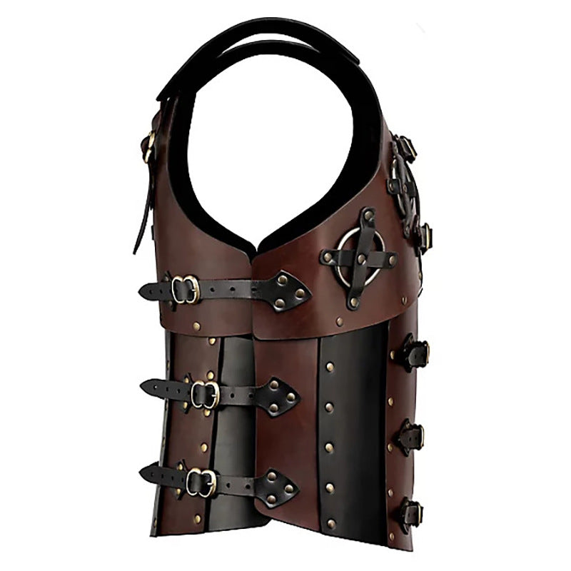 Nordic Viking Vintage Wizardry Leather Armor medieval Renaissance COSPLAY