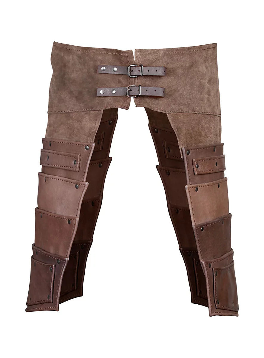 New Europe and America Revival Middle Ages Renaissance COSPLAY Leather Armor Trouser Legs