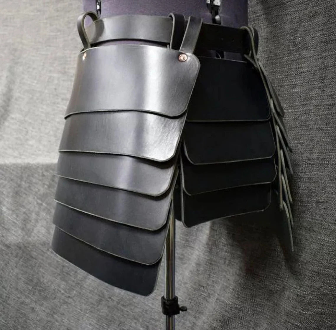 European and American retro samurai medieval Renaissance armor COSPLAY leather belt skirt