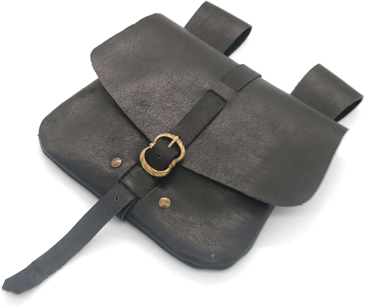 Medieval Renaissance Belt Retro Nordic Viking Leather Waistpack