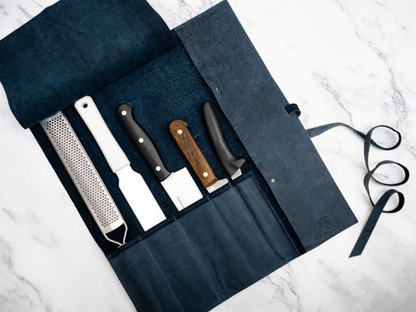 Leather chef Roll knife roll kitchenware Roll set leather knife bag kit knife holder bag roll kit