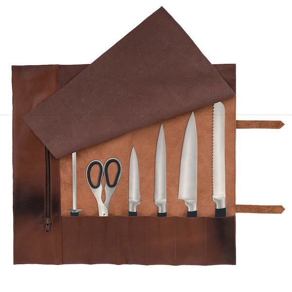 Leather Chef Roll tool holder Leather Roll bag Chef Prop bag Chef box Chef Roll