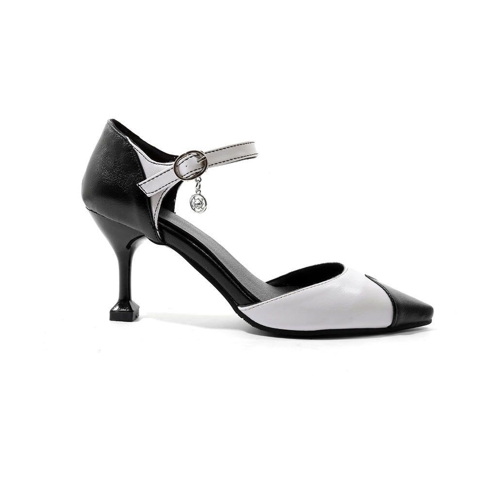 Bigsizeheels Stiletto Heel Nuede Zipper Hollow Sandals - White freeshipping - bigsizeheel®-size5-size15 -All Plus Sizes Available!