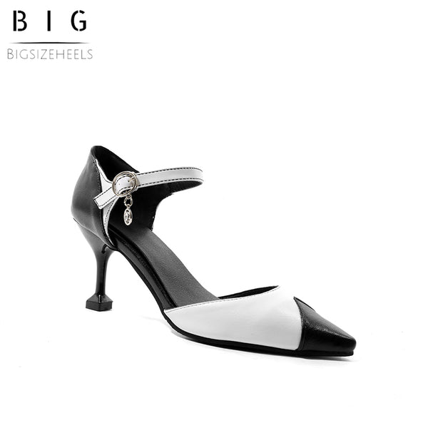 Bigsizeheels Stiletto Heel Nuede Zipper Hollow Sandals - White freeshipping - bigsizeheel®-size5-size15 -All Plus Sizes Available!